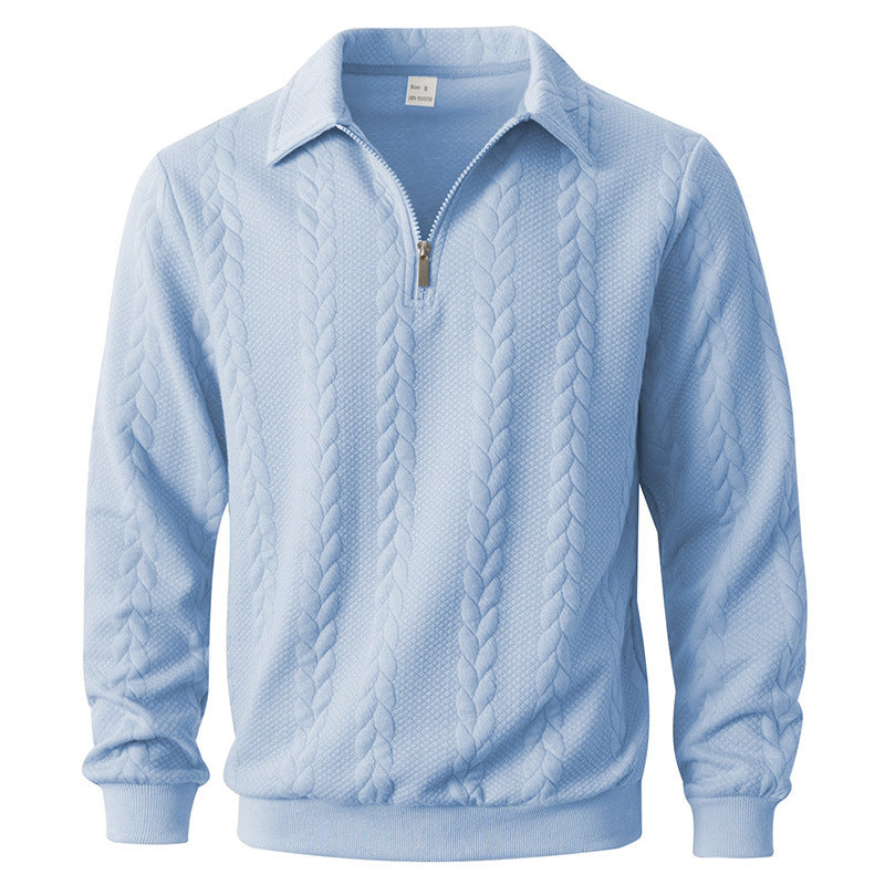 HARRISON OF CALIFORNIA | ELEGANT HALF-ZIP POLO FOR MEN
