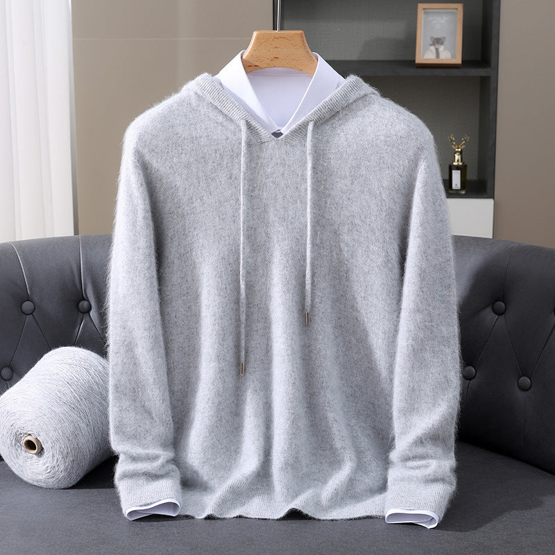 HARRISON OF CALIFORNIA | WOOL BLEND HOODIE FOR MEN