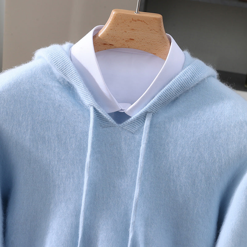 HARRISON OF CALIFORNIA | WOOL BLEND HOODIE FOR MEN