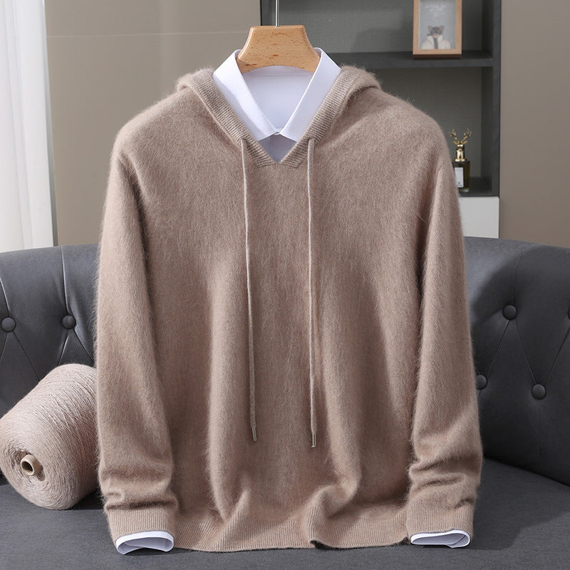 HARRISON OF CALIFORNIA | WOOL BLEND HOODIE FOR MEN
