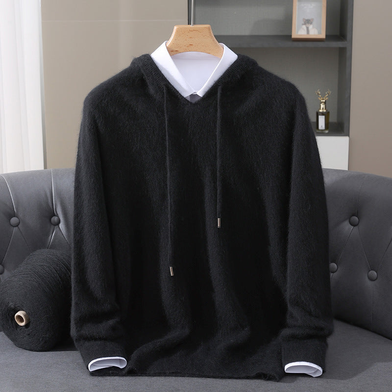 HARRISON OF CALIFORNIA | WOOL BLEND HOODIE FOR MEN