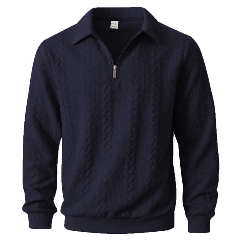 HARRISON OF CALIFORNIA | ELEGANT HALF-ZIP POLO FOR MEN