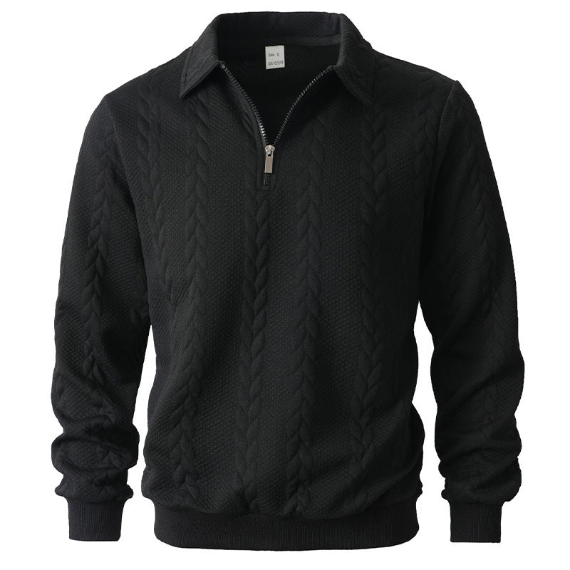 HARRISON OF CALIFORNIA | ELEGANT HALF-ZIP POLO FOR MEN