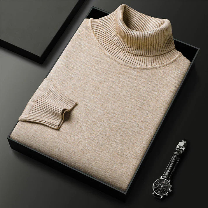 HARRISON OF CALIFORNIA | LONG SLEEVE TURTLENECK SWEATER FOR MEN