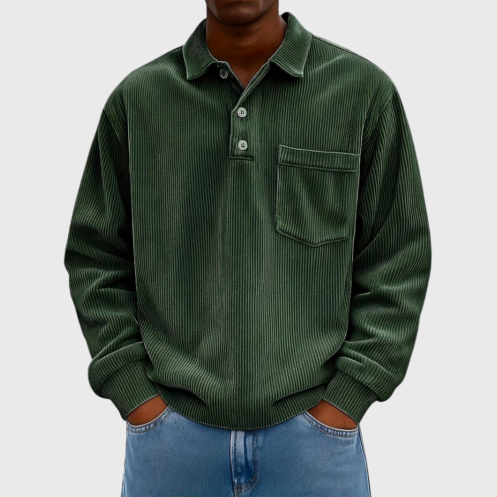 HARRISON OF CALIFORNIA | LONG SLEEVE CORDUROY SHIRT FOR MEN