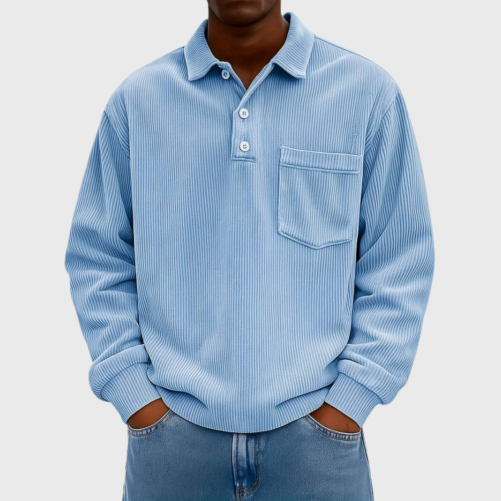 HARRISON OF CALIFORNIA | LONG SLEEVE CORDUROY SHIRT FOR MEN