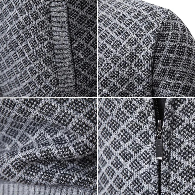HARRISON OF CALIFORNIA | ZIP-UP CARDIGAN FOR MEN
