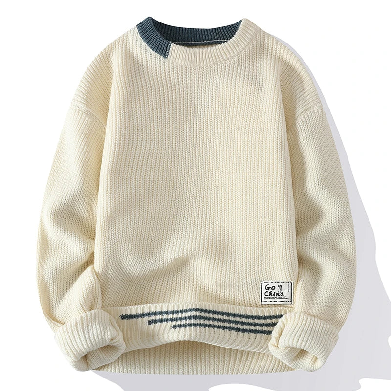 HARRISON OF CALIFORNIA | COLOR BLOCK PULLOVER FOR MEN