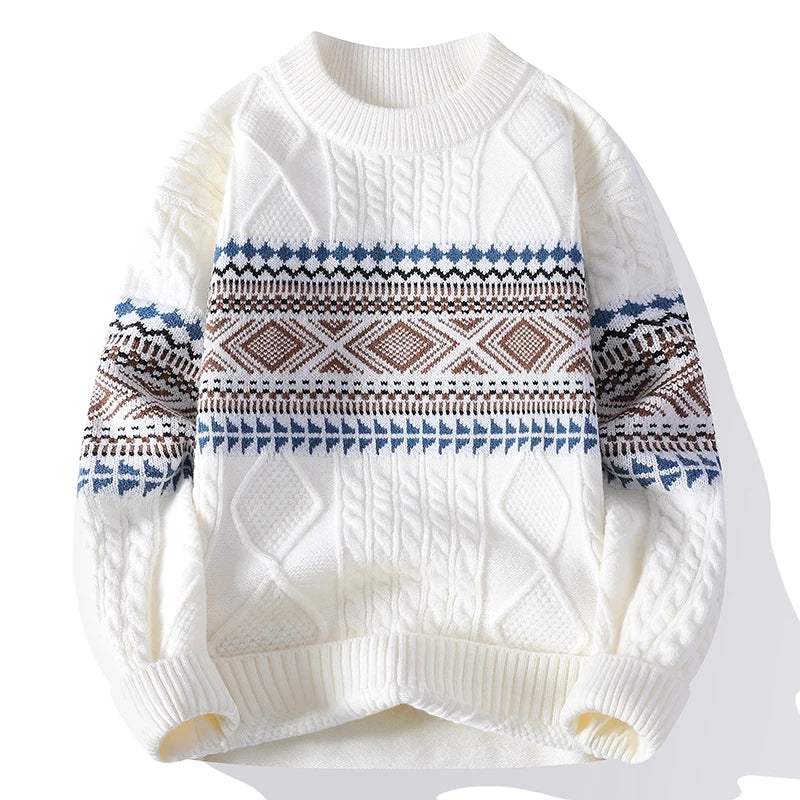 HARRISON OF CALIFORNIA | NORDIC KNIT PULLOVER FOR MEN