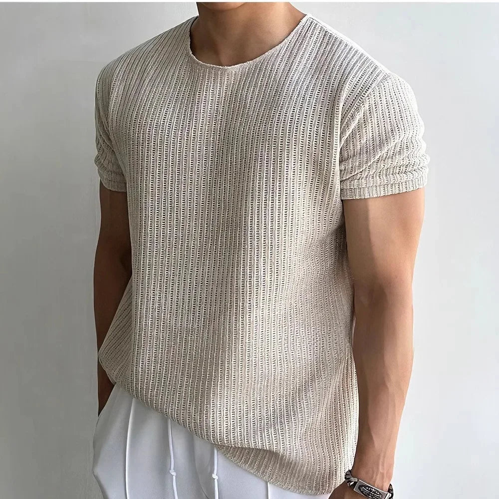 HARRISON OF CALIFORNIA | KNIT T-SHIRT FOR MEN