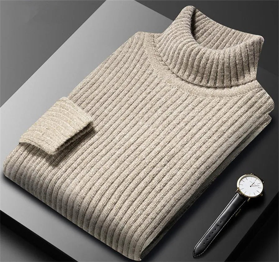HARRISON OF CALIFORNIA | ROLLED COLLAR SWEATER FOR MEN