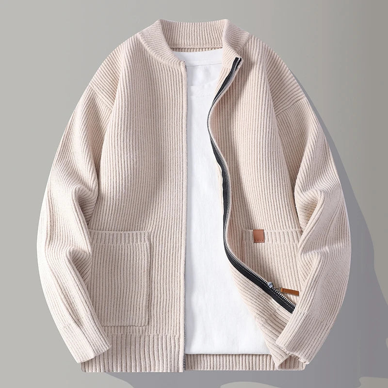HARRISON OF CALIFORNIA | RIBBED KNIT JACKET FOR MEN