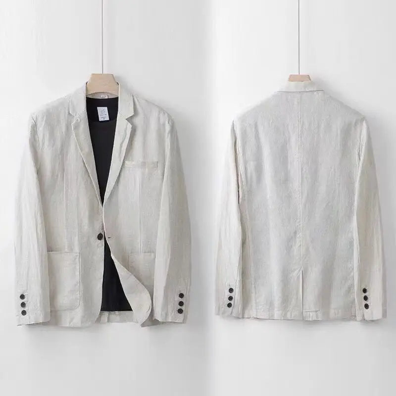 HARRISON OF CALIFORNIA | LINEN BLEND SUIT FOR MEN