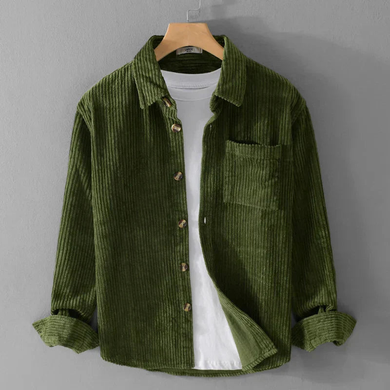 HARRISON OF CALIFORNIA | ELEGANT CORDUROY SHIRT