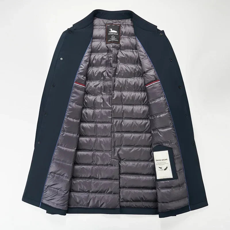 HARRISON OF CALIFORNIA | INSULATED TRENCH COAT FOR MEN
