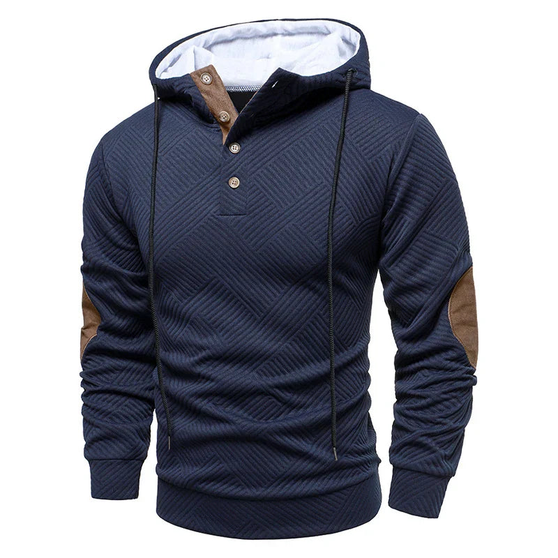 HARRISON OF CALIFORNIA | SLIM FIT HALF-BUTTON SWEATER FOR MEN