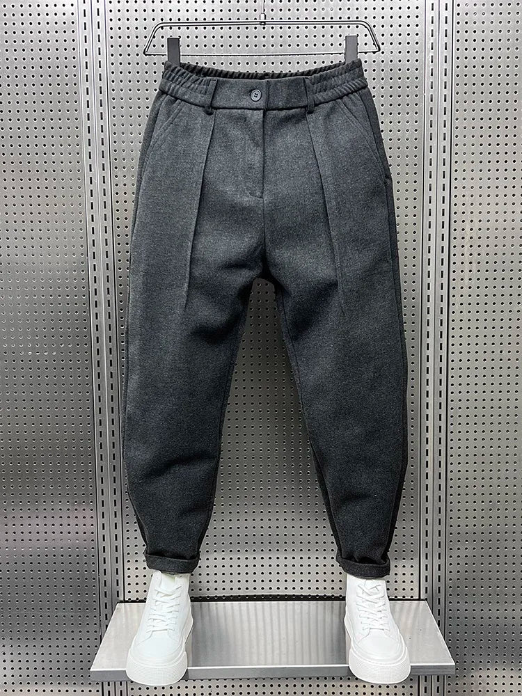 HARRISON OF CALIFORNIA | TAPERED TEXTURED PANTS