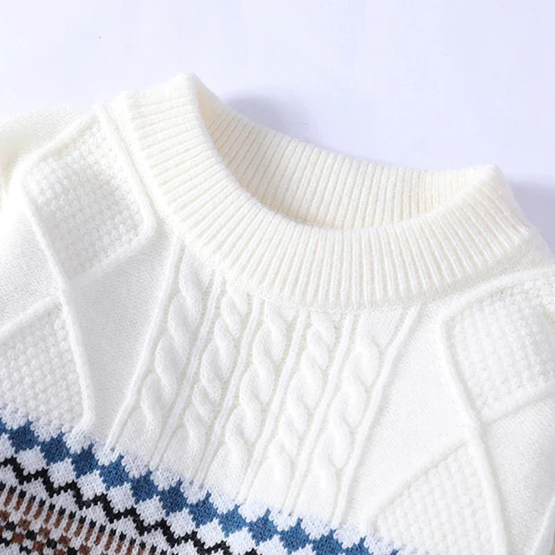 HARRISON OF CALIFORNIA | NORDIC KNIT PULLOVER FOR MEN