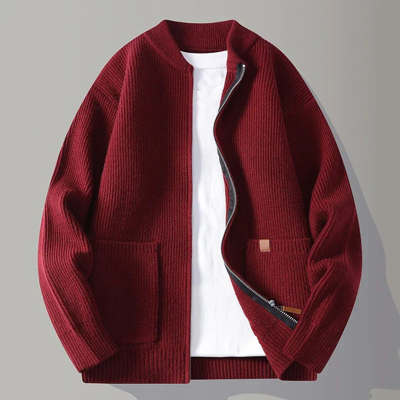 HARRISON OF CALIFORNIA | RIBBED KNIT JACKET FOR MEN