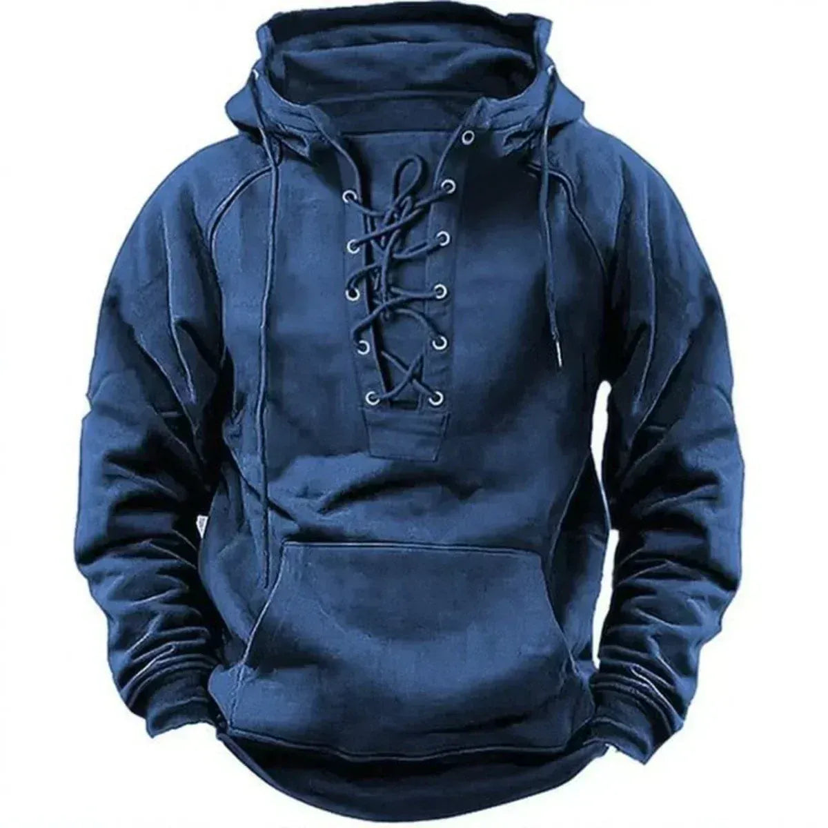 HARRISON OF CALIFORNIA | HOODED SWEATSHIRT WITH LACES FOR MEN