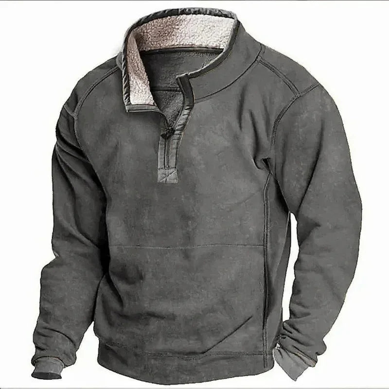 HARRISON OF CALIFORNIA | COZY WINTER ZIP SWEATER FOR MEN