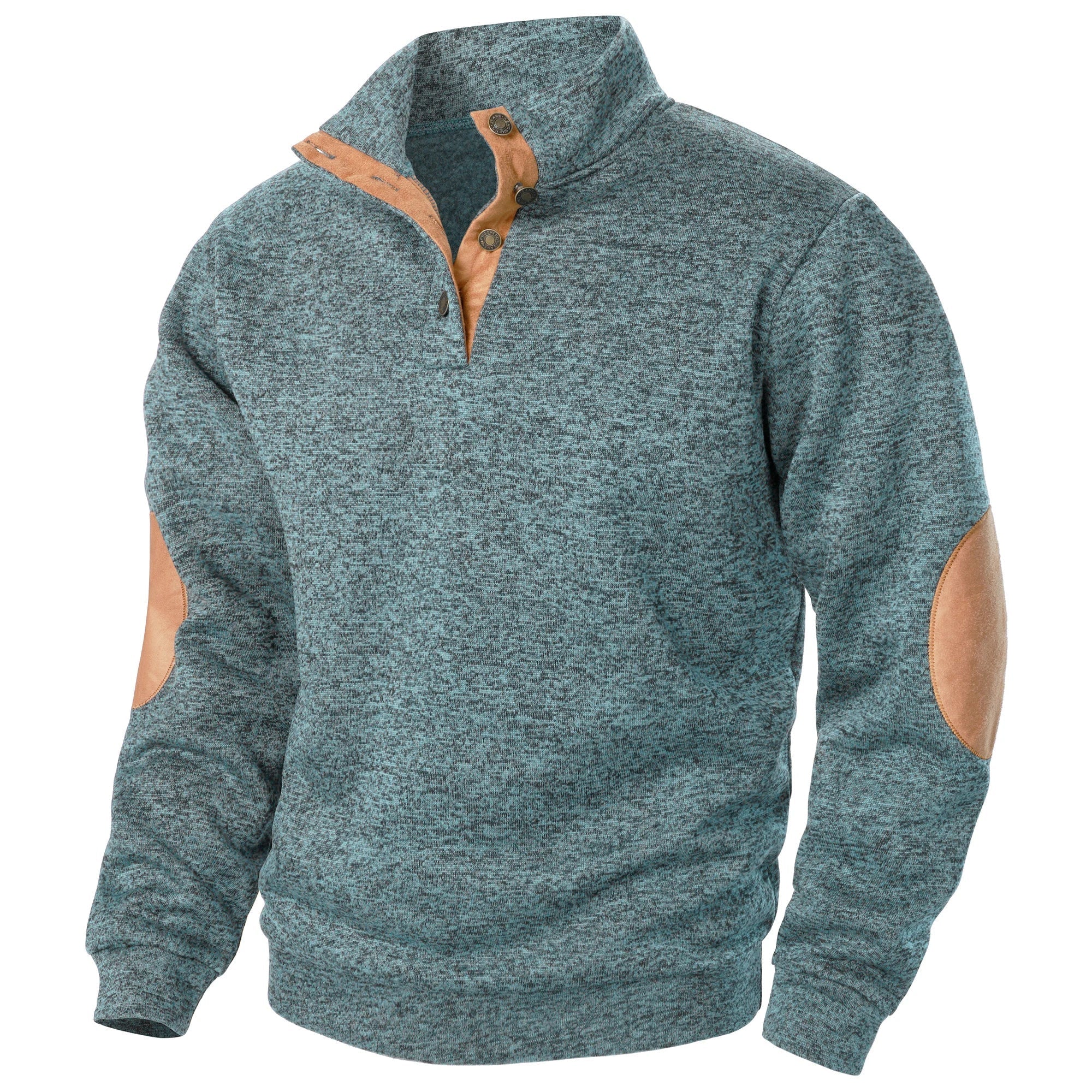 HARRISON OF CALIFORNIA | BUTTON-IN KNIT SWEATER FOR MEN