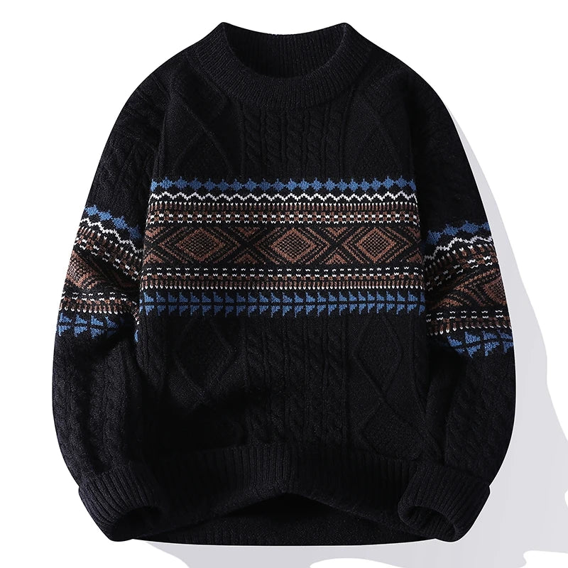 HARRISON OF CALIFORNIA | NORDIC KNIT PULLOVER FOR MEN