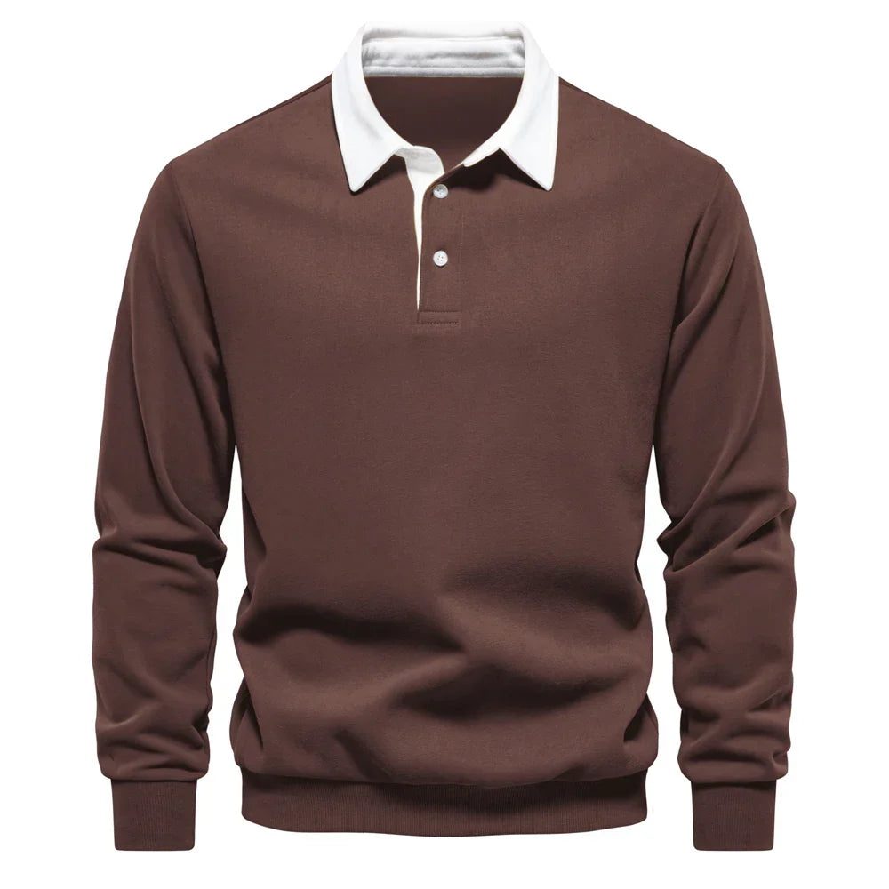 HARRISON OF CALIFORNIA | POLO SWEATER FOR MEN
