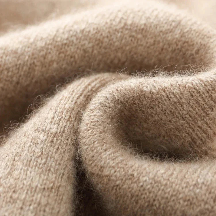 HARRISON OF CALIFORNIA | ZIPPERED KNIT CARDIGAN FOR MEN