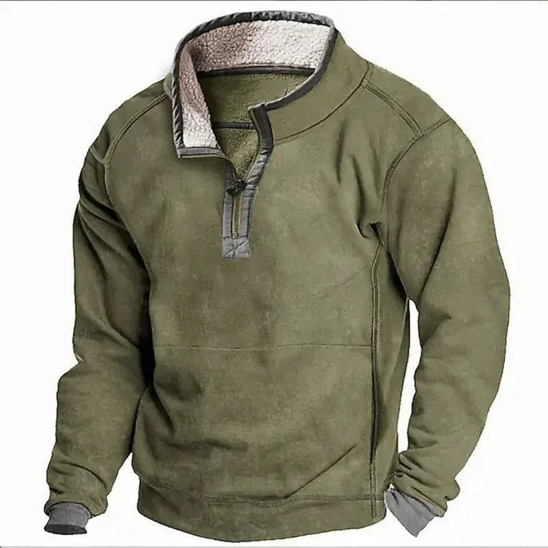 HARRISON OF CALIFORNIA | COZY WINTER ZIP SWEATER FOR MEN