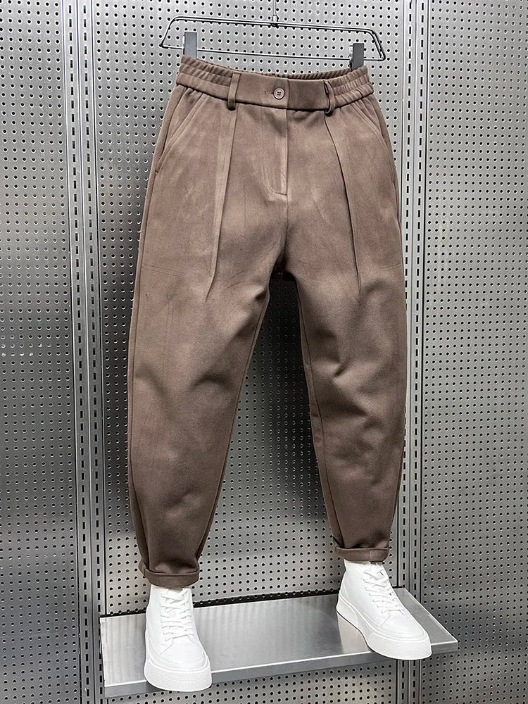 HARRISON OF CALIFORNIA | TAPERED TEXTURED PANTS