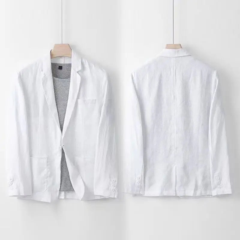 HARRISON OF CALIFORNIA | LINEN BLEND SUIT FOR MEN