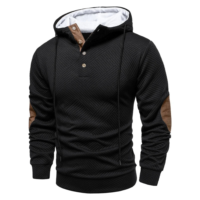 HARRISON OF CALIFORNIA | SLIM FIT HALF-BUTTON SWEATER FOR MEN