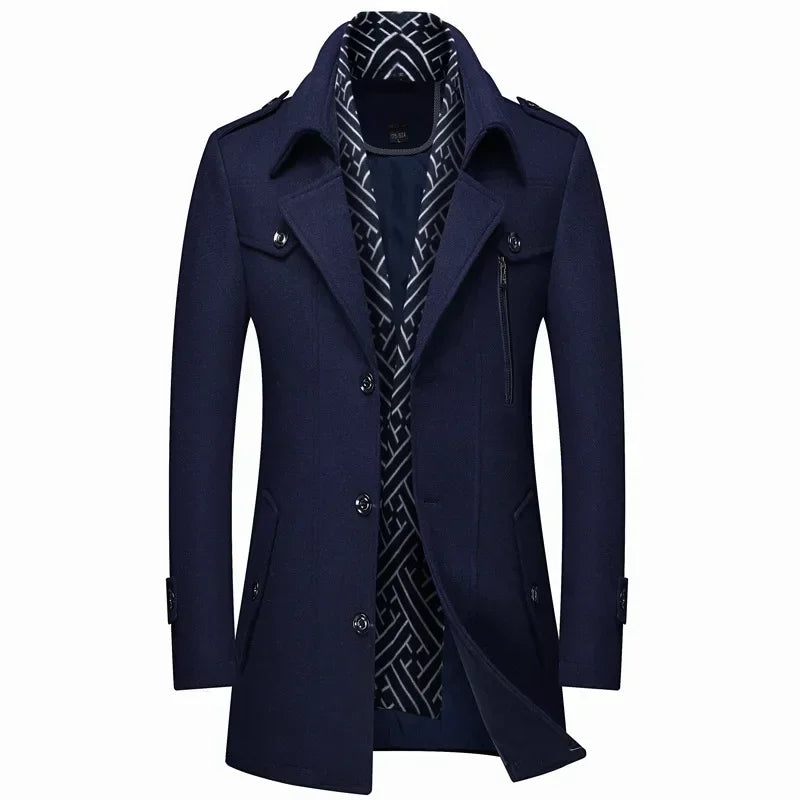 HARRISON OF CALIFORNIA | WINTER WOOL COAT FOR MEN