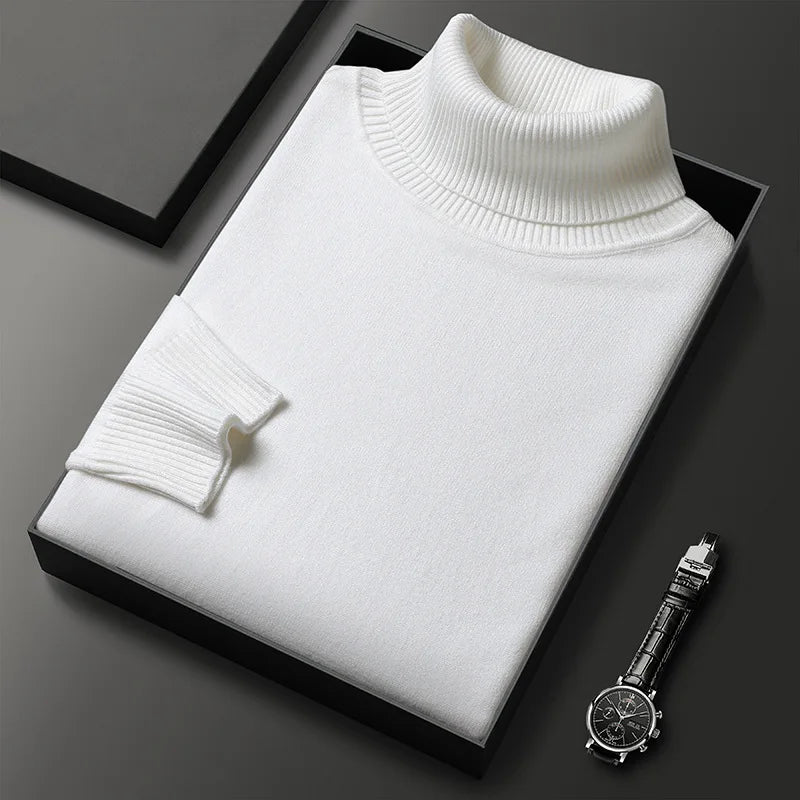 HARRISON OF CALIFORNIA | ELEGANT HIGH NECK SWEATER