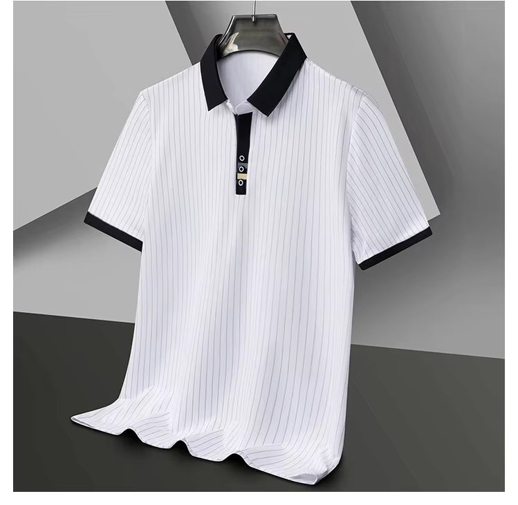 HARRISON OF CALIFORNIA | REFINED STRIPED POLO
