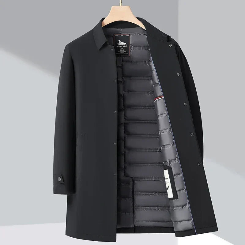 HARRISON OF CALIFORNIA | INSULATED TRENCH COAT FOR MEN