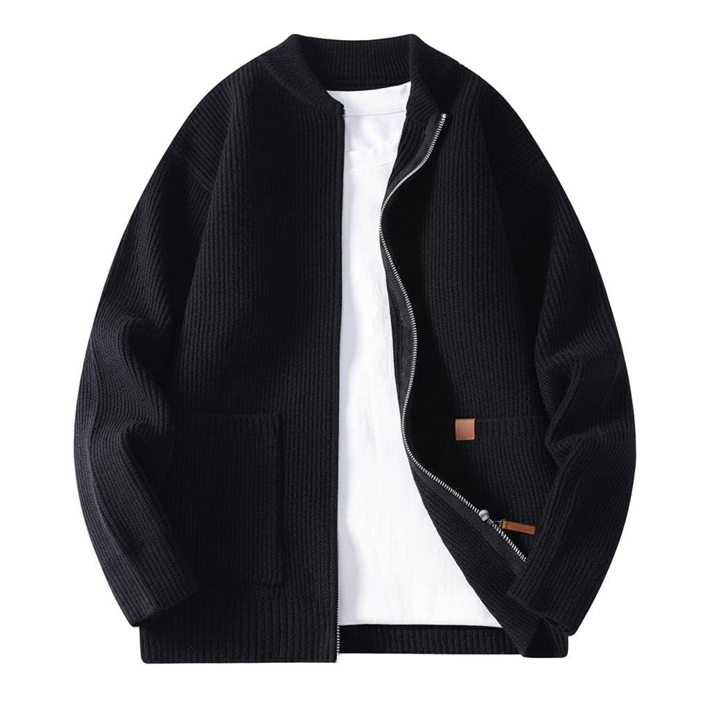 HARRISON OF CALIFORNIA | RIBBED KNIT JACKET FOR MEN