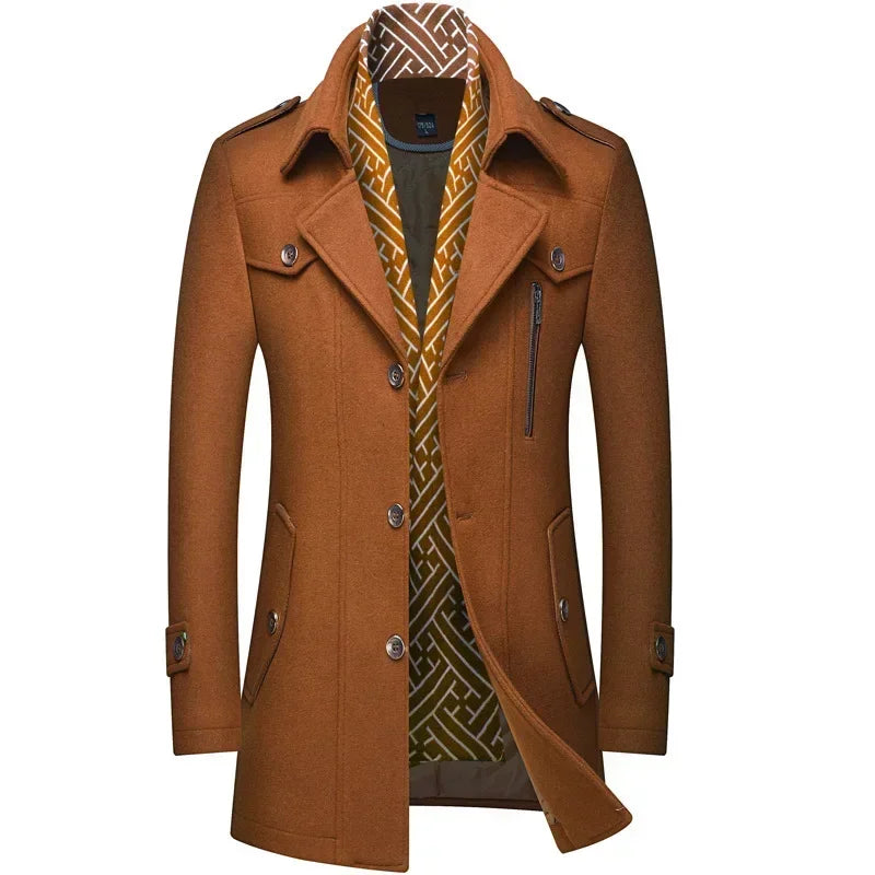 HARRISON OF CALIFORNIA | WINTER WOOL COAT FOR MEN