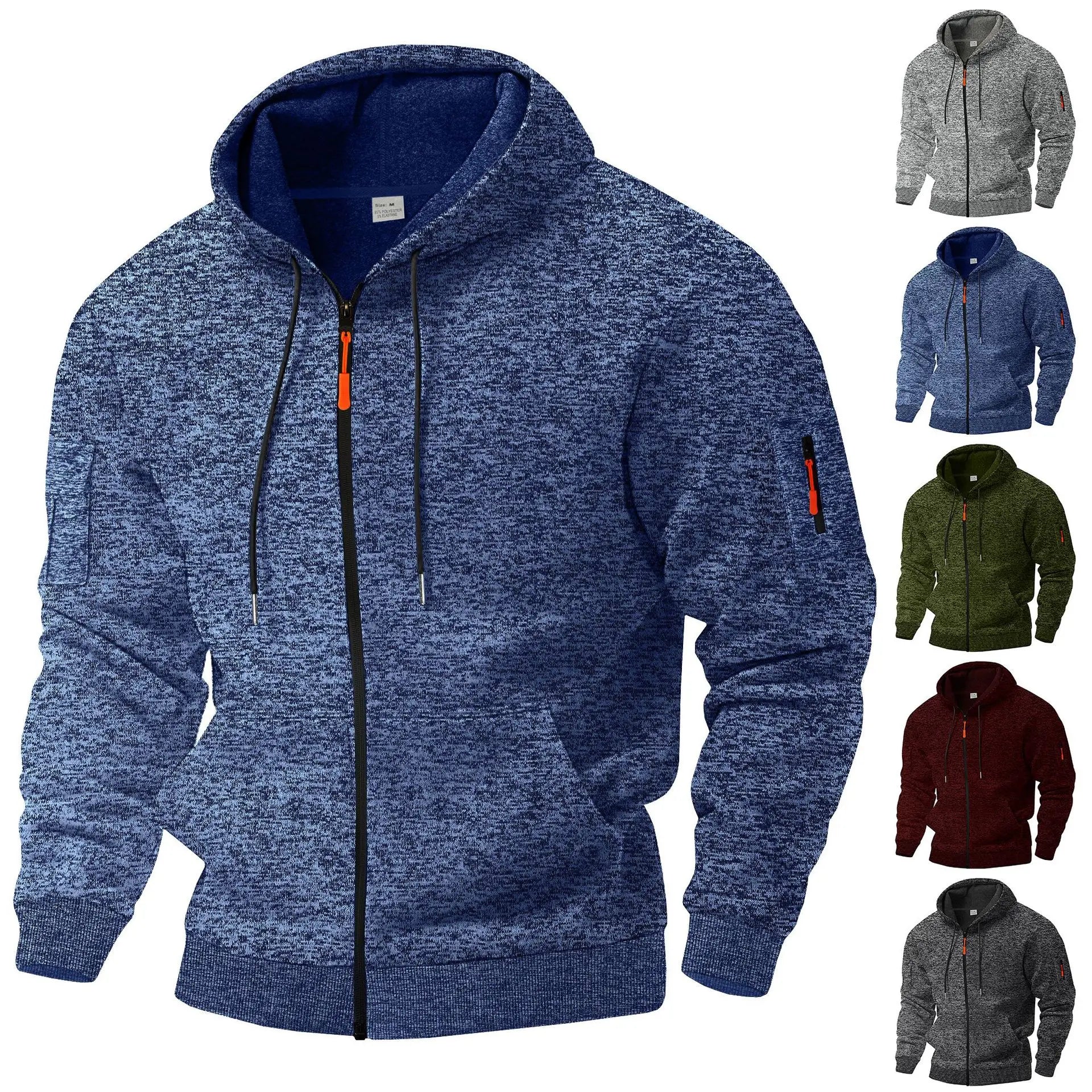 HARRISON OF CALIFORNIA | FULL ZIP HOODIE FOR MEN