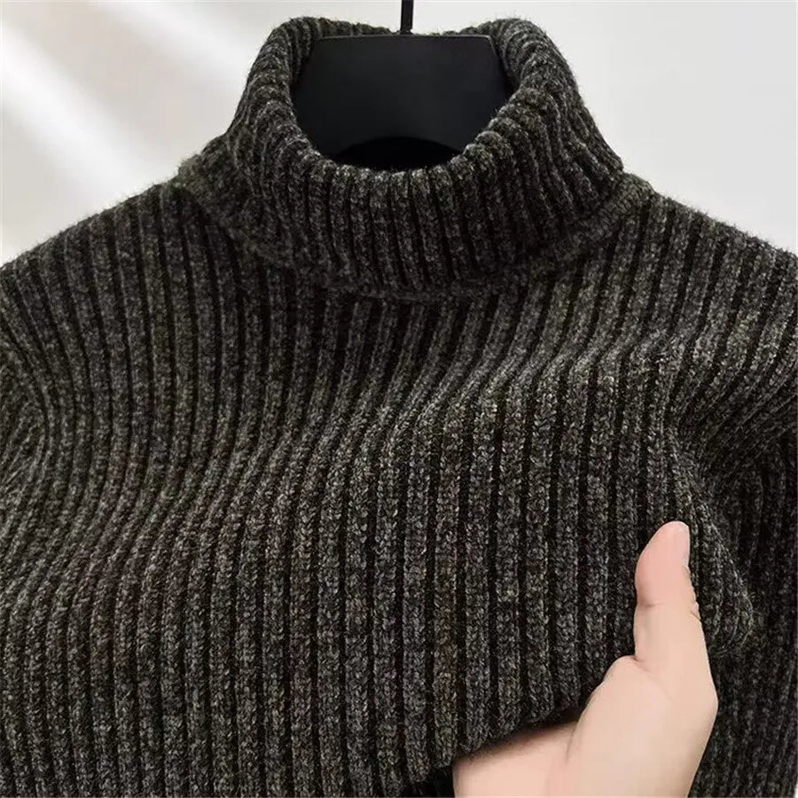 HARRISON OF CALIFORNIA | ROLLED COLLAR SWEATER FOR MEN