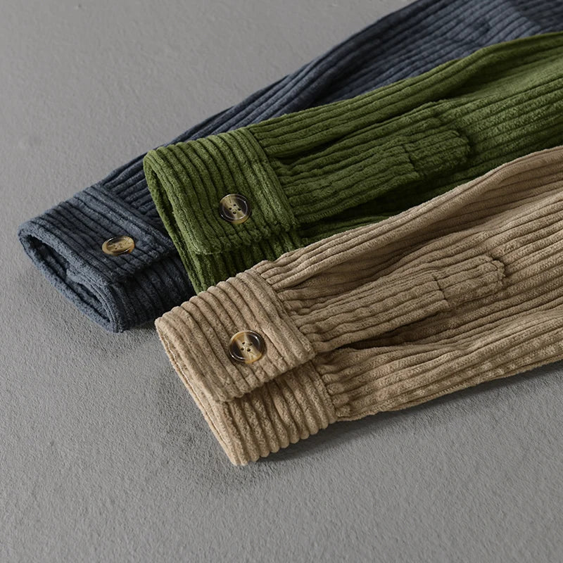 HARRISON OF CALIFORNIA | ELEGANT CORDUROY SHIRT
