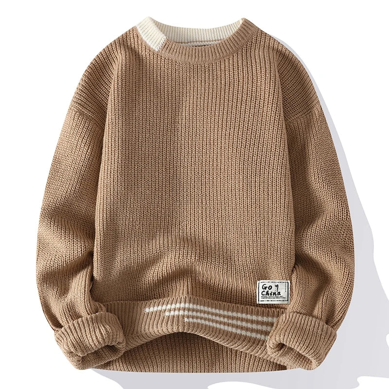 HARRISON OF CALIFORNIA | COLOR BLOCK PULLOVER FOR MEN