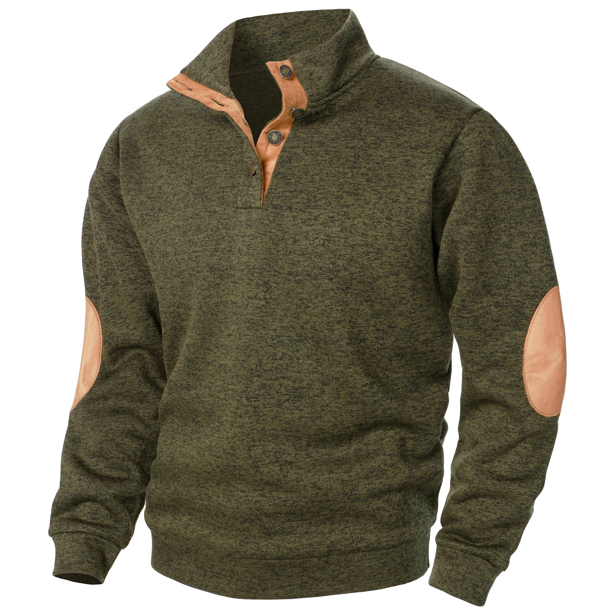 HARRISON OF CALIFORNIA | BUTTON-IN KNIT SWEATER FOR MEN