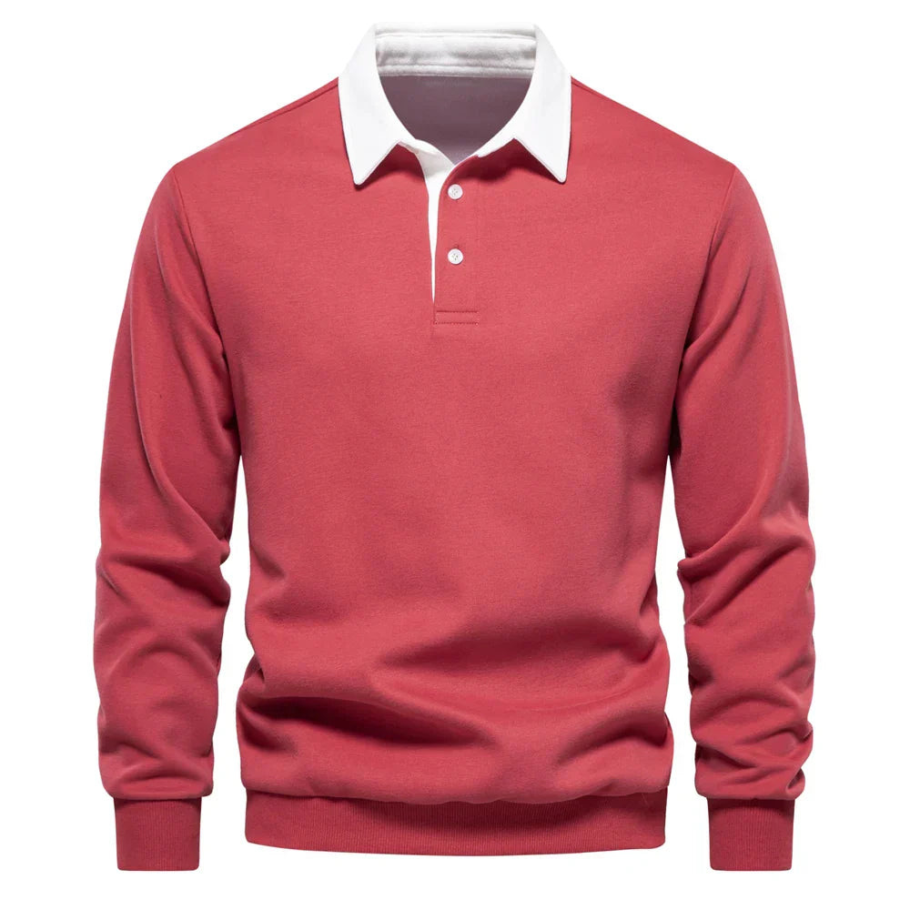 HARRISON OF CALIFORNIA | POLO SWEATER FOR MEN
