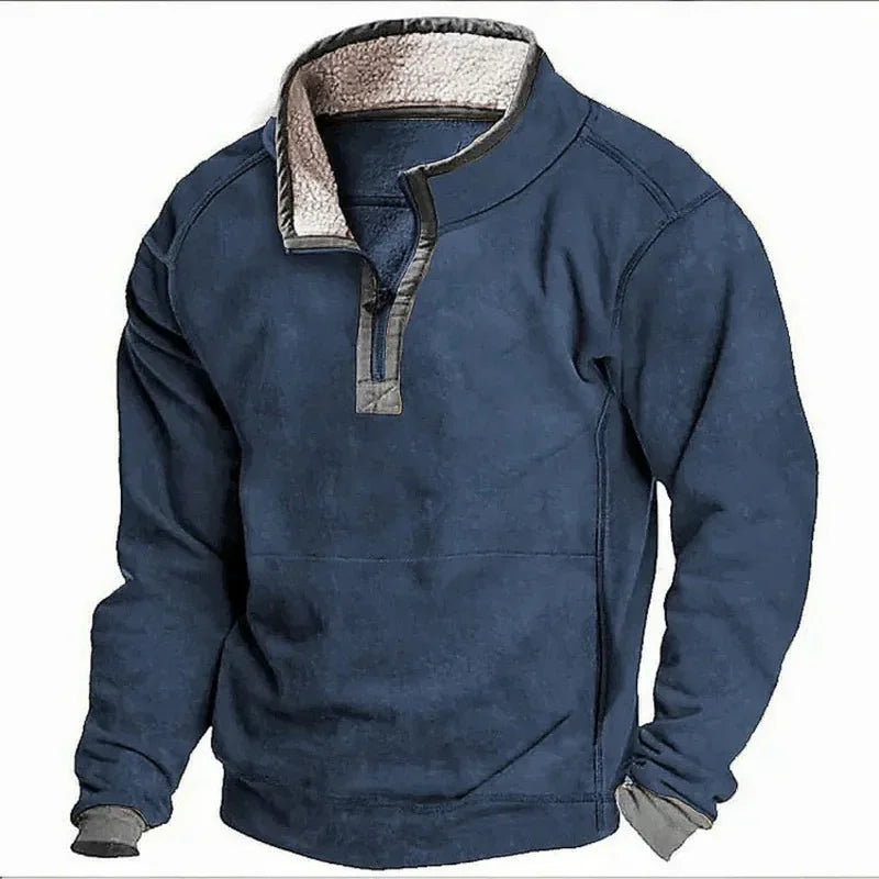 HARRISON OF CALIFORNIA | COZY WINTER ZIP SWEATER FOR MEN
