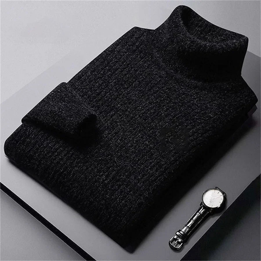 HARRISON OF CALIFORNIA | ROLLED COLLAR SWEATER FOR MEN