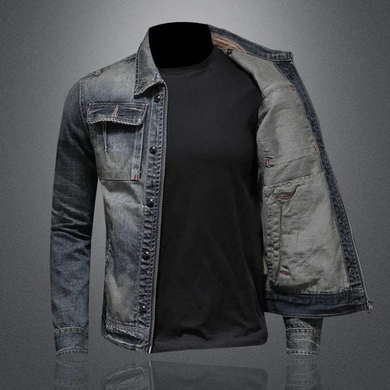 HARRISON OF CALIFORNIA | ELEGANT DENIM JACKET FOR MEN