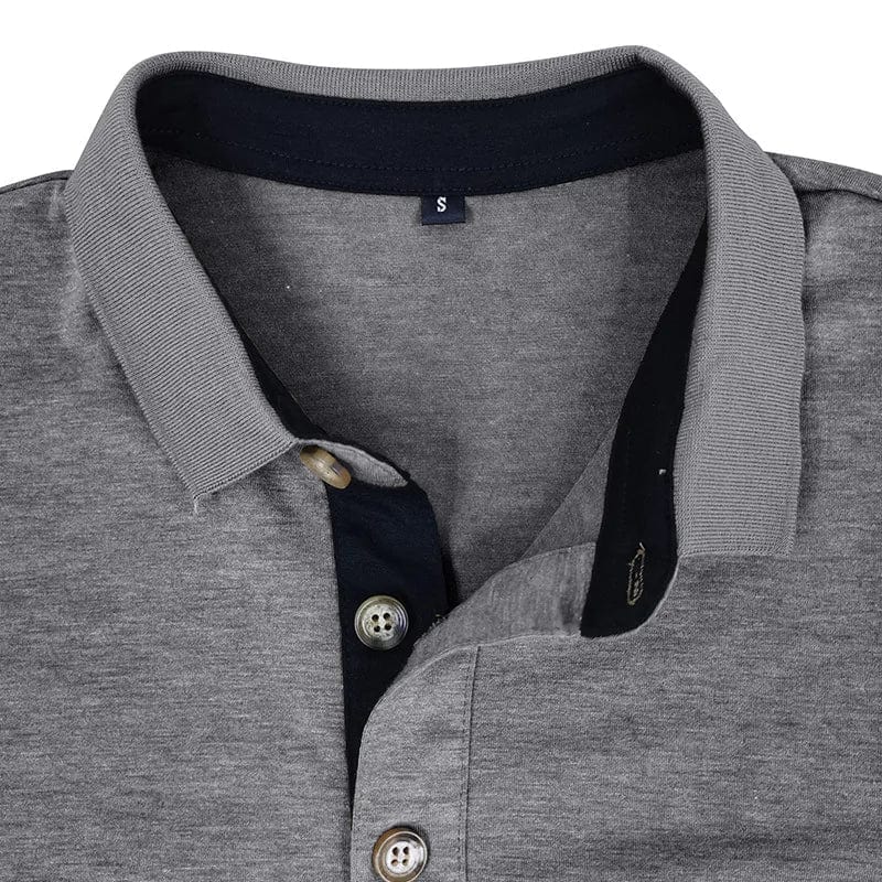HARRISON OF CALIFORNIA | CLASSIC LONG SLEEVE POLO FOR MEN