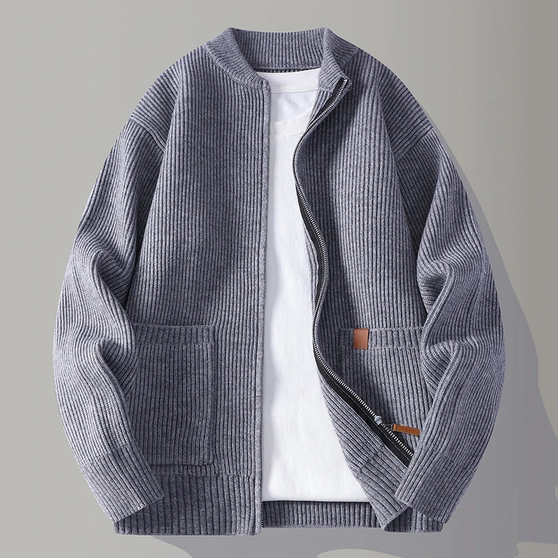 HARRISON OF CALIFORNIA | RIBBED KNIT JACKET FOR MEN